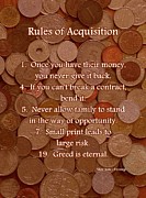 Rules of Acquisition - Part 1