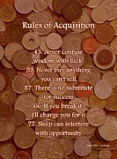 Rules of Acquisition - Part 3